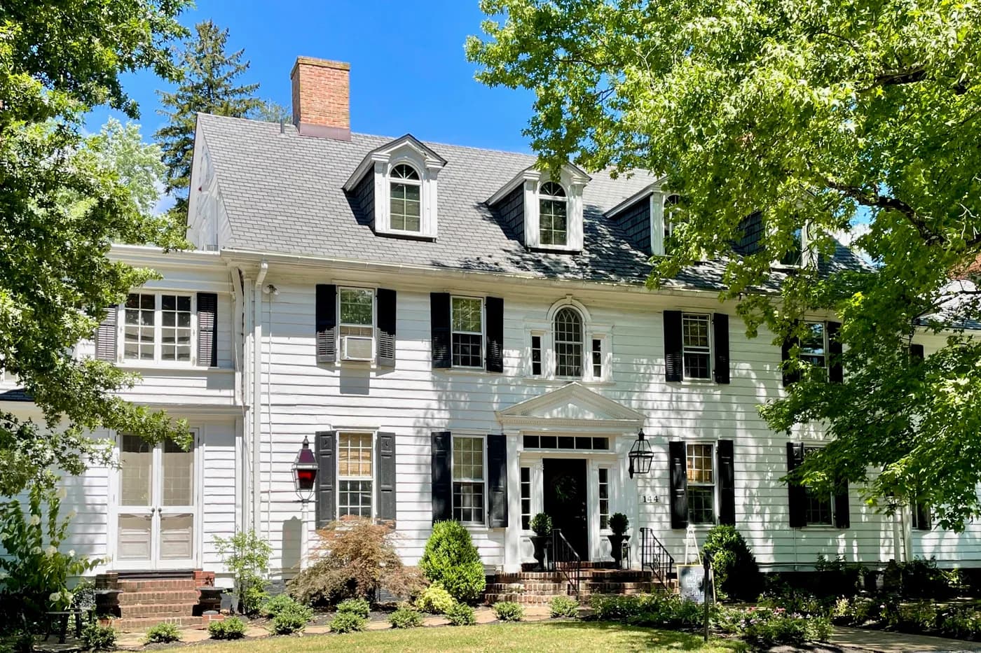 The historic John Newbold House in Chesterfield Township, New Jersey