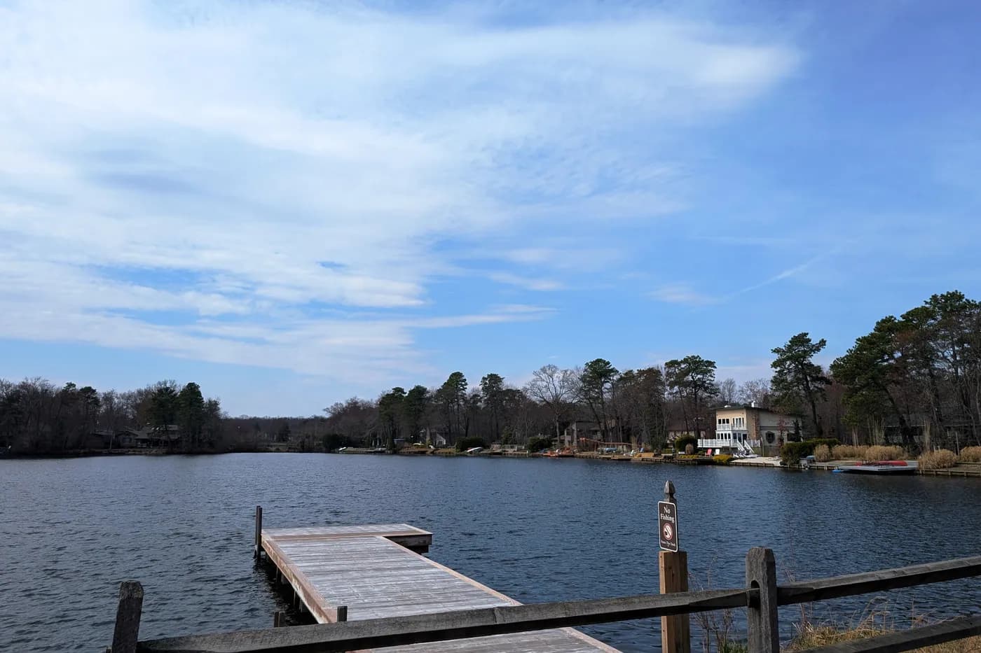 Lake Mishe-Mokwa in the borough of Medford Lakes, New Jersey