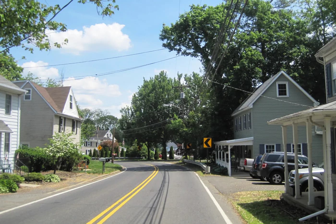 The village of Jacobstown in North Hanover Township, New Jersey