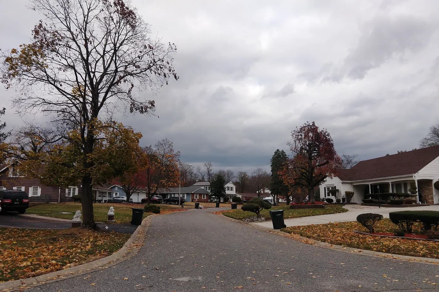 Houses on Tempest Lane in Willingboro Township, New Jersey